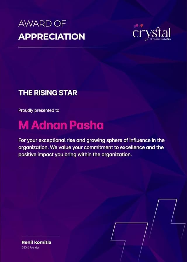 Rising Star Award